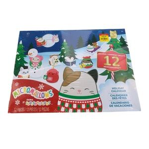 Squishmallows Micromallows Holiday Set Calendar 12 Pieces
